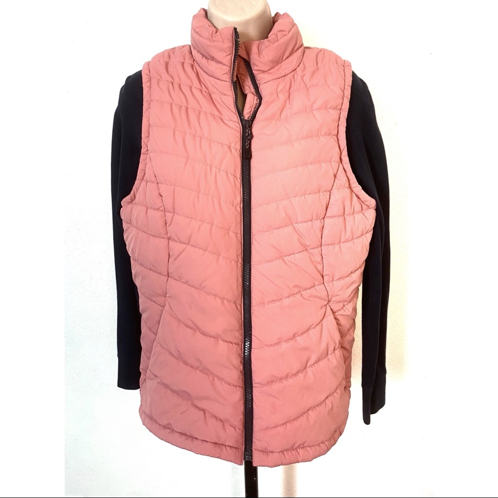 DSG Women's Light Pink Puffer Vest Sz M